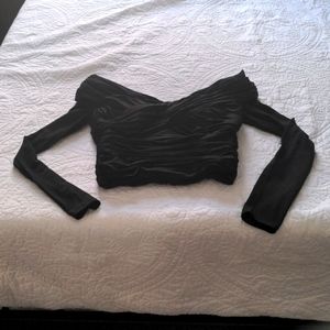 Self-Portrait off the shoulder top